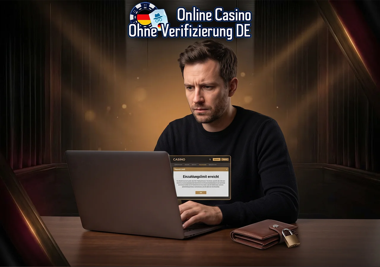 Monatliches Einzahlungslimit und Spielersperrdatei als Motive für Casinos ohne Verifizierung